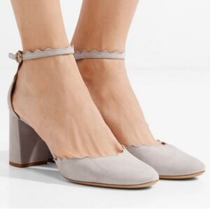 Chloé Suede D'Orsay pumps